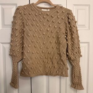 Chicwish Textured Beige Sweater